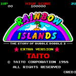 Rainbow Islands - Title Screen