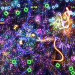 Geometry Wars in game screenshot
