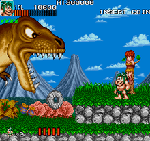 Joe & Mac - Super Nintendo - Gameplay Screenshot - 2 Joe & Mac - Super Nintendo - Gameplay Screenshot