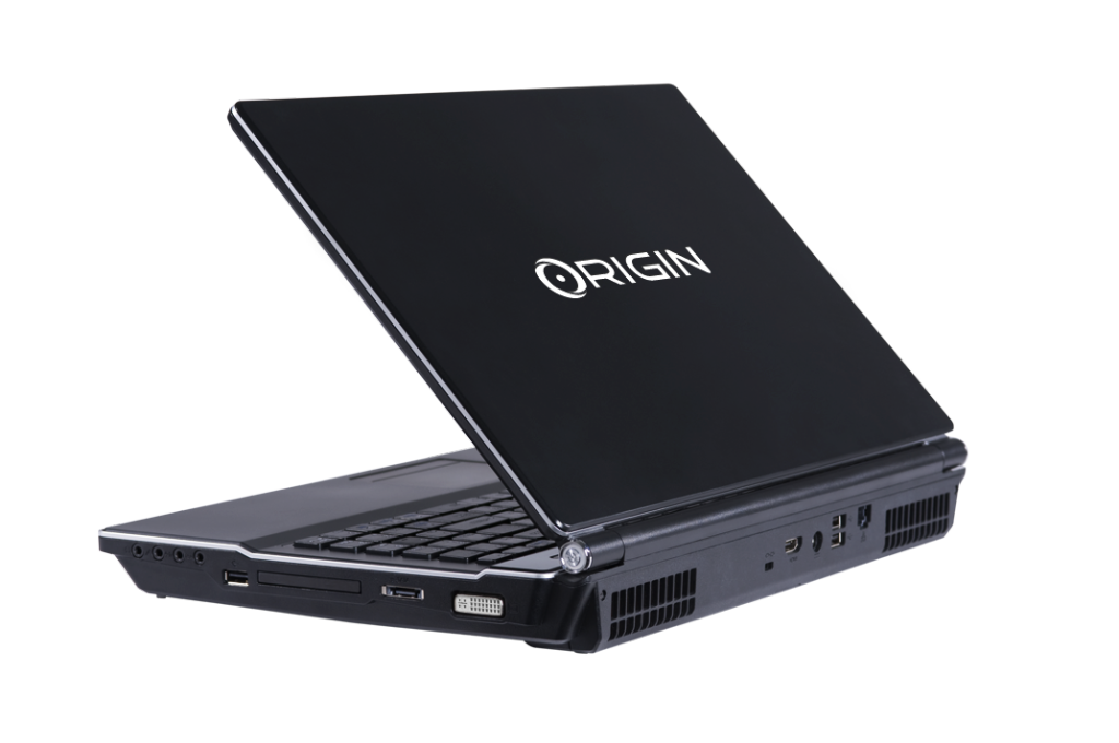 OriginPC EON15 front angle