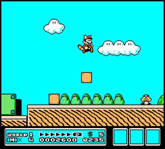 Super Mario Bros 3 NES screenshot