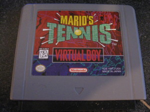 Virtual Boy Mario’s Tennis cartridge Virtual Boy Mario’s Tennis cartridge