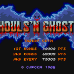 Ghouls N Ghosts splash screen