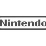 Nintendo logo in grey Nintendo logo in grey
