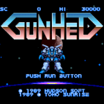 Gunhed - Blazing Lazers - Title Screen