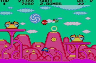 Fantasy Zone - Master System - Gameplay Screenshot 3 Fantasy Zone - Master System - Gameplay Screenshot