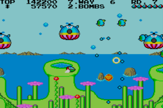 Fantasy Zone - Master System - Gameplay Screenshot 6 Fantasy Zone - Master System - Gameplay Screenshot
