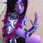 pretty cosplay nightelf girl