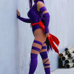 psylocke cosplay girl