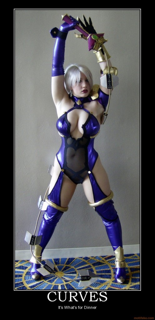 Curves cosplay girl Curves cosplay girl
