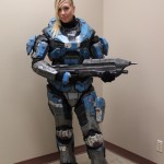 Halo spartan cosplay girl