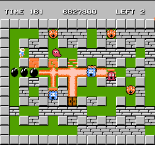 Bomberman - NES - Gameplay Screenshot 5 Bomberman - NES - Gameplay
