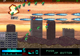 Metal Black - Arcade Gameplay Screenshot