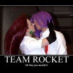 Team Rocket motivational poster cosplay