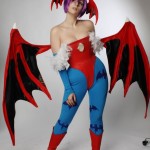 Morrigan darkstalkers Cosplay girl
