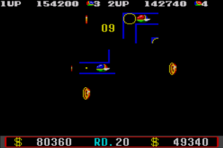 Fantasy Zone The Maze - Opa-Opa - Sega Master System - Gameplay Screenshot - 4 Fantasy Zone The Maze - Opa-Opa - Sega Master System - Gameplay Screenshot