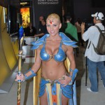 e3 2009 EQ cosplay booth babe
