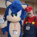 mario and sonic cosplay