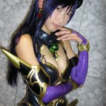 sexy armor cosplay girl