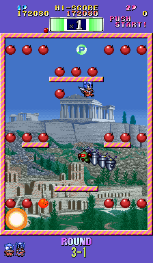 BombBomb Jack Twin - Arcade - Gameplay Screenshot - 4 BombBomb Jack Twin - Arcade - Gameplay Screenshot