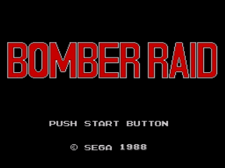 Bomber Raid - Sega Master System - Gameplay Screenshot - 1 Bomber Raid - Sega Master System - Gameplay Screenshot