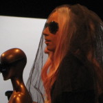 Lady Gaga at Polaroid Booth CES 2011