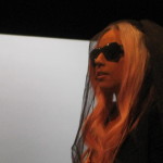 Lady Gaga at Polaroid Booth CES 2011