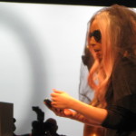 Lady Gaga at Polaroid Booth CES 2011
