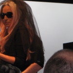 Lady Gaga at Polaroid Booth CES 2011