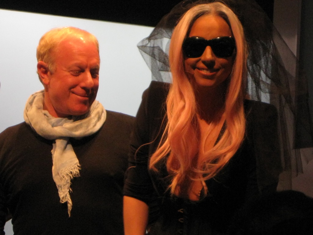 Lady Gaga at Polaroid Booth CES 2011