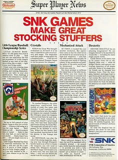 SNK Video Games Ad