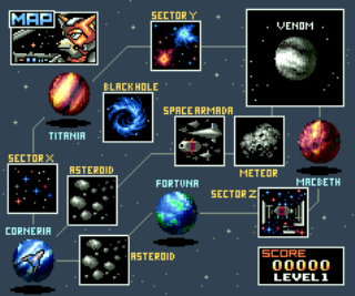 Starfox - SNES - Gameplay Screenshot 5 Starfox - SNES - Gameplay Screenshot