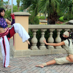Street Fighter Cosplay -Juri Han versus Ibuki