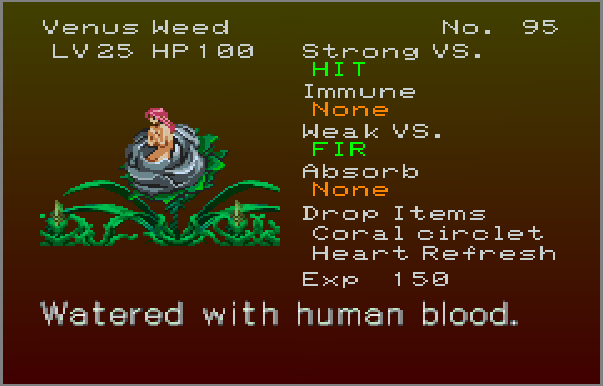 Castlevania - Symphony of the Night - Venus Weed