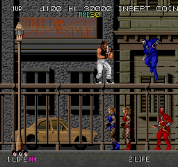 Bad Dudes - Gameplay Screenshot - 1 Bad Dudes - Gameplay Screenshot