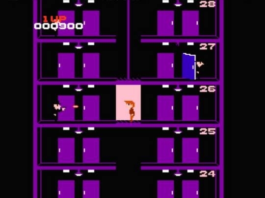 Elevator Action - NES - Taito - Gameplay Screenshot 