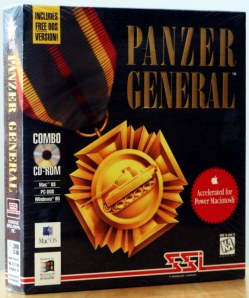Panzer General game box Panzer General game box