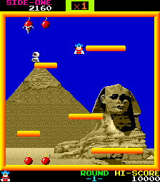 Bomb Jack - Arcade - Gameplay Screenshot 