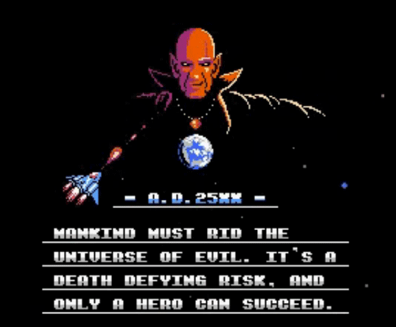 Gyruss-NES-Gameplay-screenshot