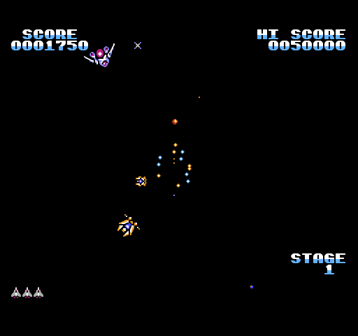 Gyruss-NES-Gameplay-screenshot