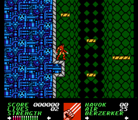 Wolverine - NES - Gameplay Screenshot - 4 Wolverine - NES - Gameplay Screenshot