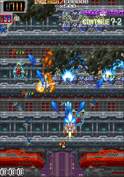 Dangun Feveron-arcade gameplay screenshot-3 Dangun Feveron-arcade gameplay screenshot