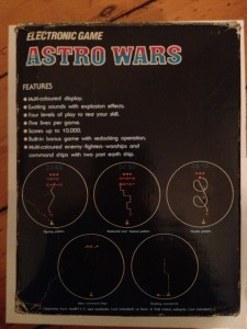 Astro Wars - portable tabletop 