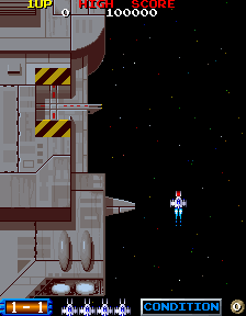 Blastoff - namco - arcade - gameplay screenshot -2 Blastoff - namco - arcade - gameplay screenshot
